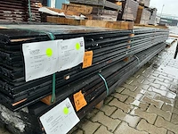Douglas design tripple deens profiel zwart gespoten 22x142mm, lengte 500cm (75x) - afbeelding 3 van  3