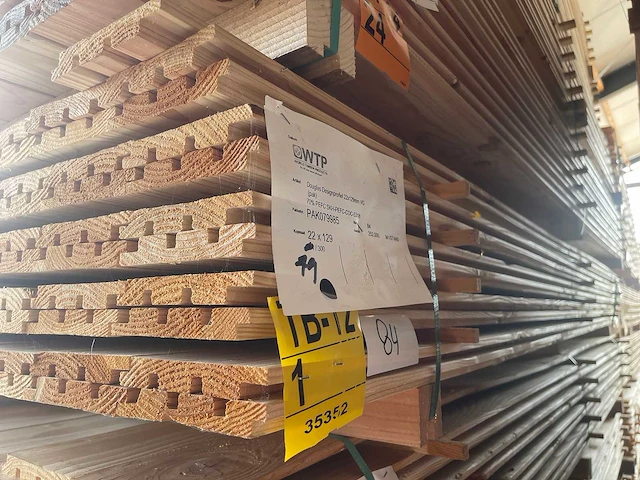 Douglas design/triple/deens profiel 3000x142x22mm (79x) - afbeelding 4 van  4