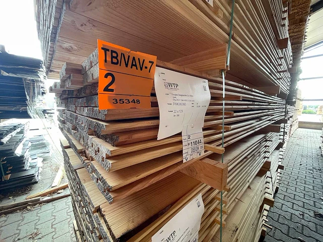 Douglas design/triple/deens profiel 3000x142x22mm (84x) - afbeelding 4 van  4