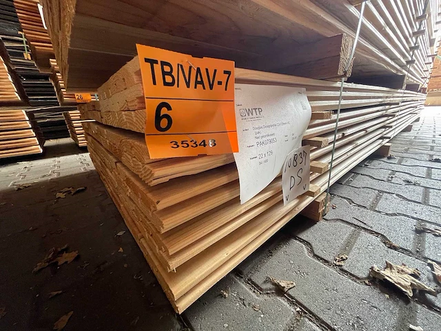 Douglas design/triple/deens profiel 4000x142x22mm (84x) - afbeelding 4 van  4