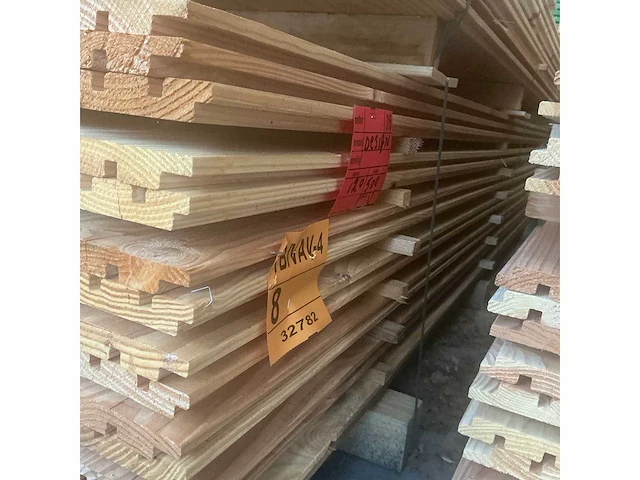 Douglas design/tripple/deens 22x142mm, lengte 500cm (120x) - afbeelding 4 van  4