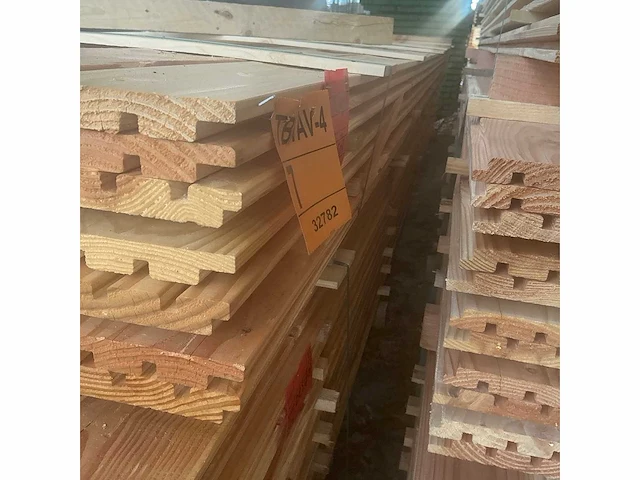 Douglas design/tripple/deens 22x142mm, lengte 500cm (52x) - afbeelding 4 van  4