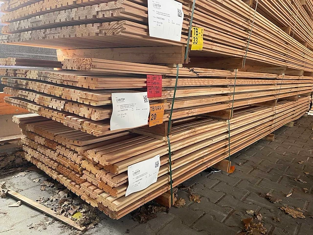 Douglas design/tripple/deens rabat 22x142mm, lengte 500cm (72x) - afbeelding 4 van  4
