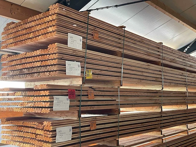 Douglas design/tripple/deens rabat 22x142mm, lengte 500cm (84x) - afbeelding 4 van  4