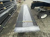 Douglas design/tripple/deens rabat zwart gecoat 22x142mm, lengte 360cm (99x) - afbeelding 1 van  3