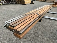 Douglas dubbel rhombusprofiel 300x14,5x2,8 cm (12x) - afbeelding 7 van  7