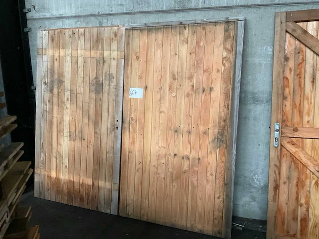 Douglas dubbele buitendeur 240x210 cm - afbeelding 1 van  5