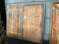 Douglas dubbele buitendeur 240x210 cm - afbeelding 1 van  5