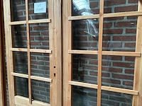 Douglas dubbele buitendeur met glas 192x150 cm - afbeelding 3 van  4