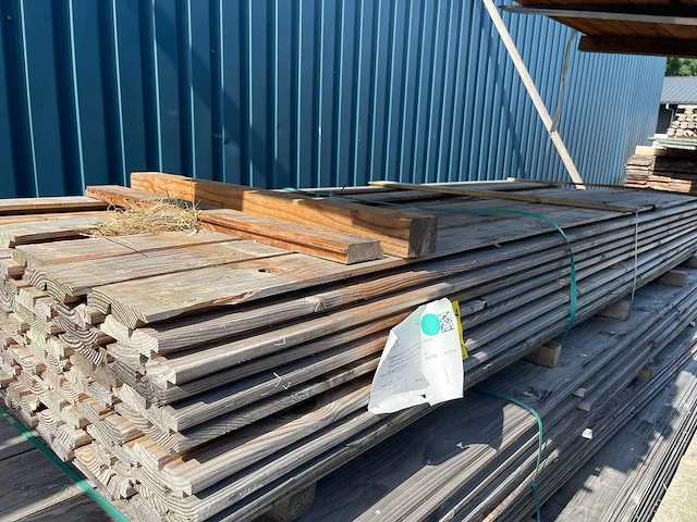 Douglas dubbele rhombus 3000x123x25mm (85x) - afbeelding 2 van  3