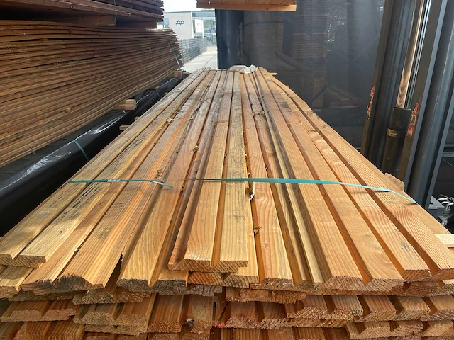 Douglas dubbele rhombus 4000x123x25mm (54x) - afbeelding 1 van  3