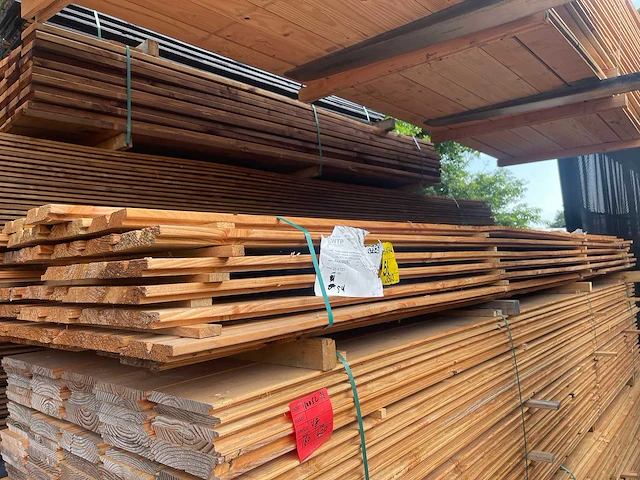 Douglas dubbele rhombus 4000x123x25mm (54x) - afbeelding 2 van  3