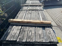Douglas dubbele rhombus profiel zwart gecoat 4000x140x25mm (104x) - afbeelding 1 van  3