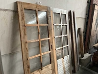 Douglas dubbele tuindeur in frame beglaasd 192x155 cm - afbeelding 2 van  4