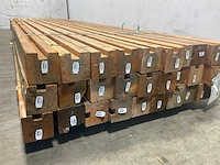 Douglas eindpaal met sponning 300x9,5x9,5 cm (30x) - afbeelding 3 van  5