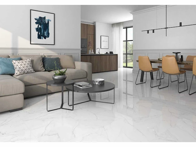 Douglas en jones lincoln white gepolijst vloertegel 120x120 cm 97,92 m² - afbeelding 3 van  5