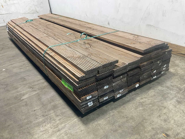 Douglas geprofileerd dekdeel 300x14,5x2,8 cm (69x) - afbeelding 1 van  5