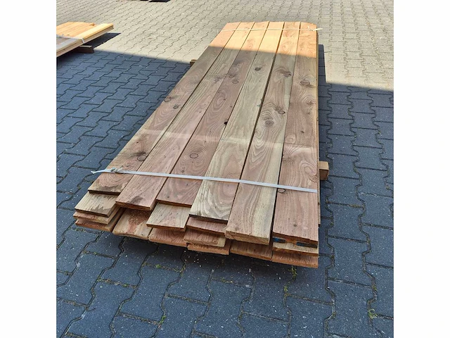 Douglas geschaafde plank (2650x140x18mm) (44x) - afbeelding 1 van  5