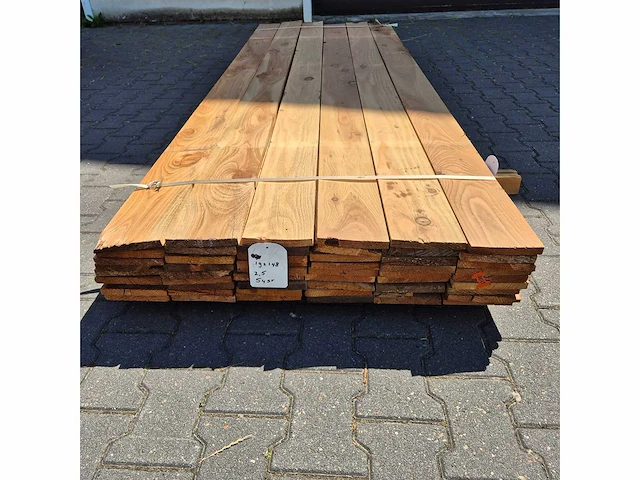 Douglas geschaafde plank (2650x140x18mm) (44x) - afbeelding 2 van  5