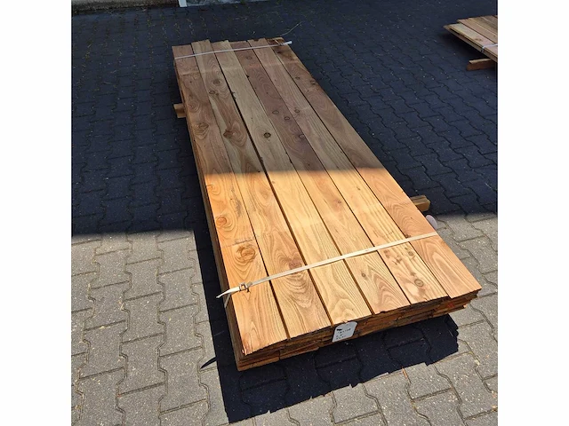 Douglas geschaafde plank (2650x140x18mm) (44x) - afbeelding 3 van  5