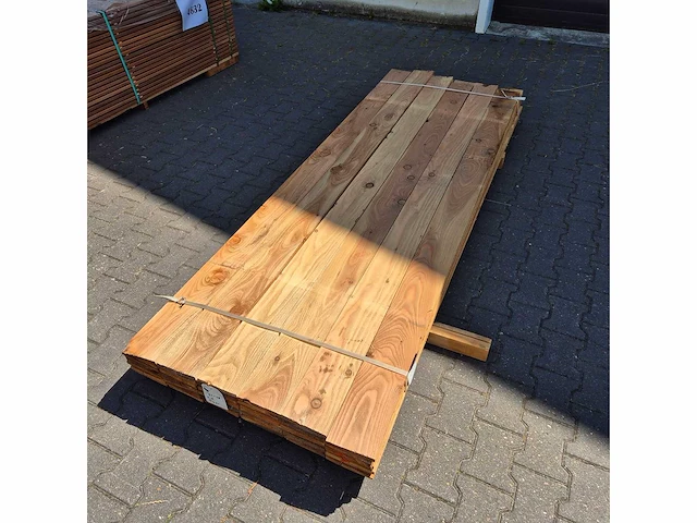 Douglas geschaafde plank (2650x140x18mm) (44x) - afbeelding 4 van  5