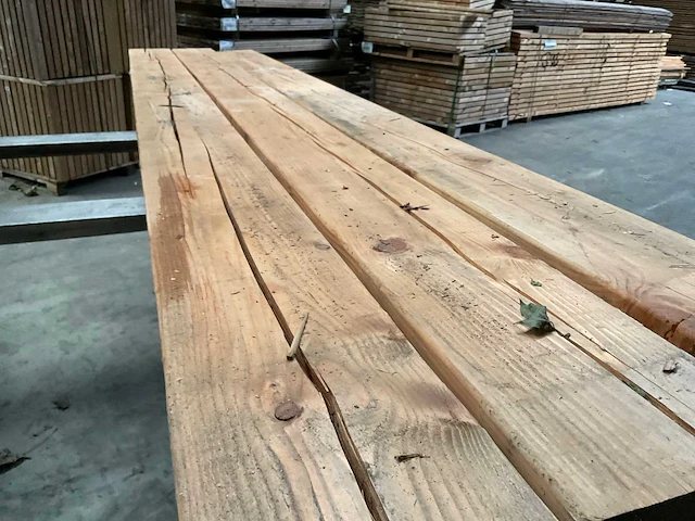 Douglas geschaafde tuinpaal 300x20x20 cm (3x) - afbeelding 9 van  9