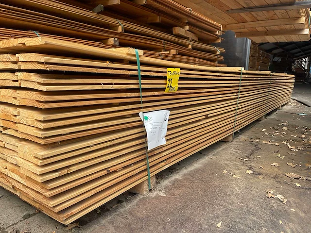 Douglas halfhoutsrabat 5000x130x18mm (168x) - afbeelding 2 van  3