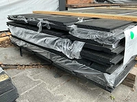Douglas halfhoutsrabat zwart gespoten 18x185mm, lengte 600cm (50x) - afbeelding 2 van  3