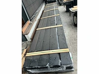 Douglas halfhoutsrabat zwart gespoten 18x185mm, lengte 600cm (50x) - afbeelding 3 van  3