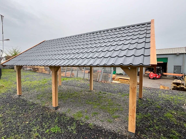 Douglas kapschuur met dakpanplaat 669x460x325 cm - afbeelding 14 van  18