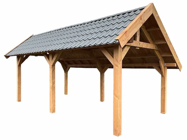 Douglas kapschuur met dakpanplaat 890x360x325 cm - afbeelding 1 van  18