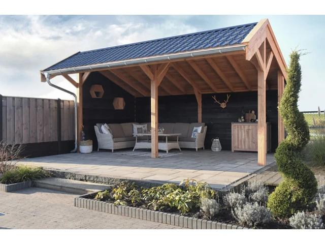 Douglas kapschuur premium, 700 x 310 cm, hillhout - afbeelding 2 van  8