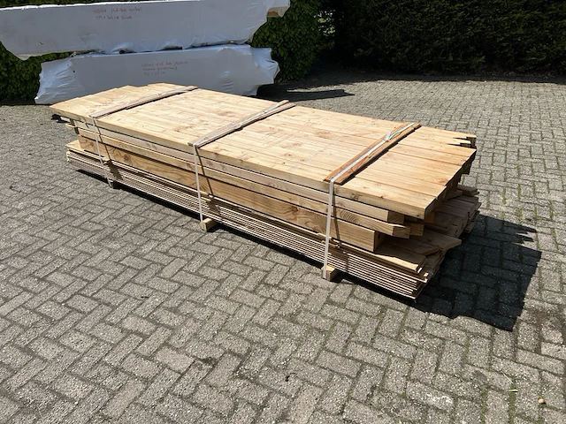 Douglas kapschuur premium, 700 x 310 cm, hillhout - afbeelding 4 van  8