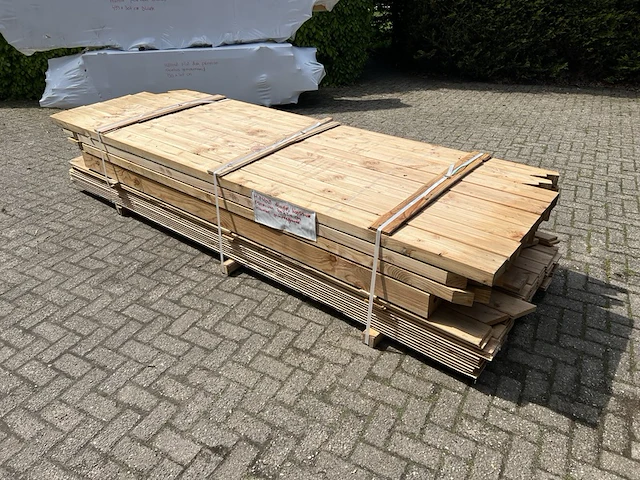Douglas kapschuur premium, 700 x 310 cm, hillhout - afbeelding 7 van  8