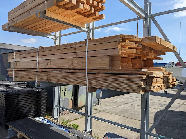 Douglas kapschuur premium, 700 x 310 cm, hillhout - afbeelding 8 van  8