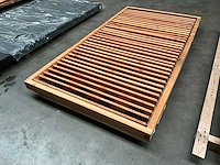 Douglas lammellen tuinscherm 224x119x9 cm - afbeelding 1 van  8