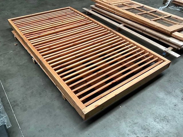 Douglas lammellen tuinscherm 224x119x9 cm - afbeelding 2 van  8