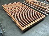 Douglas lammellen tuinscherm 224x119x9 cm - afbeelding 2 van  8