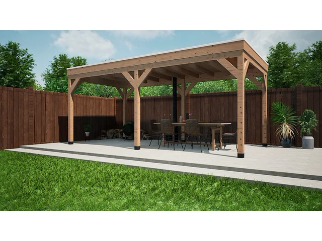 Douglas overkapping 300 x 600 cm verando - afbeelding 1 van  5