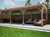 Douglas overkapping 300 x 800 cm, met overstek verando - afbeelding 1 van  5