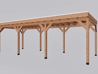 Douglas overkapping 300 x 800 cm, met overstek verando - afbeelding 2 van  5