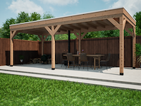 Douglas overkapping 300*700cm verando