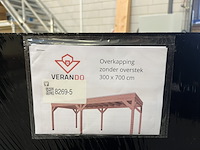 Douglas overkapping 300*700cm verando - afbeelding 6 van  8