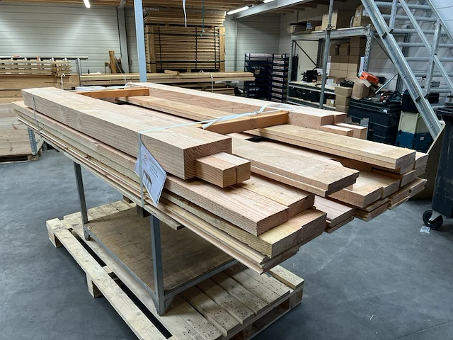 Douglas overkapping 300x300cm + achterwand verando - afbeelding 2 van  8