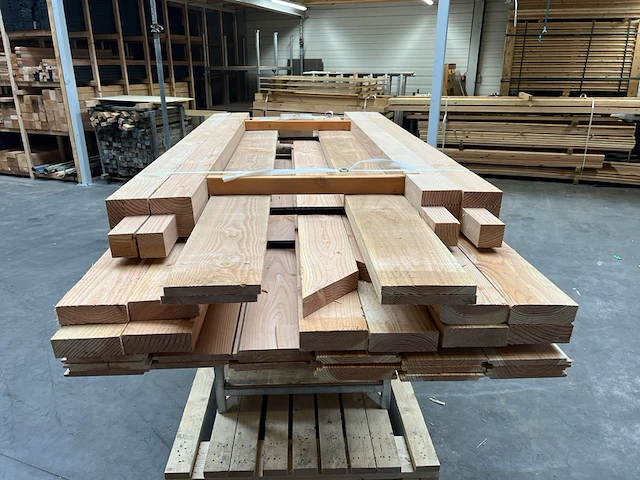 Douglas overkapping 300x300cm + achterwand verando - afbeelding 3 van  8