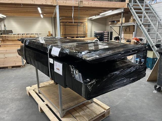 Douglas overkapping 300x300cm + achterwand verando - afbeelding 6 van  8