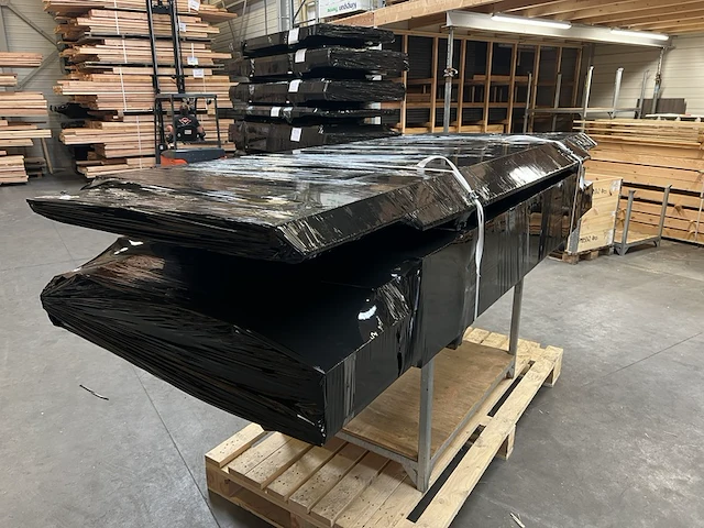 Douglas overkapping 300x300cm + achterwand verando - afbeelding 8 van  8