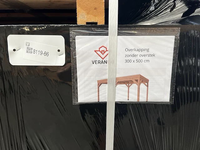 Douglas overkapping 300x500cm+achterwand, verando - afbeelding 4 van  5
