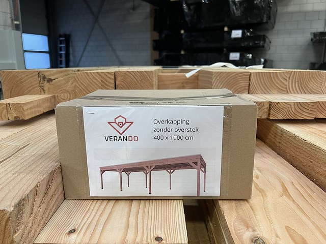 Douglas overkapping 400*1000cm verando - afbeelding 3 van  9