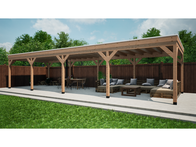 Douglas overkapping 400*1200cm verando - afbeelding 1 van  9